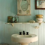 baño de estilo vintage